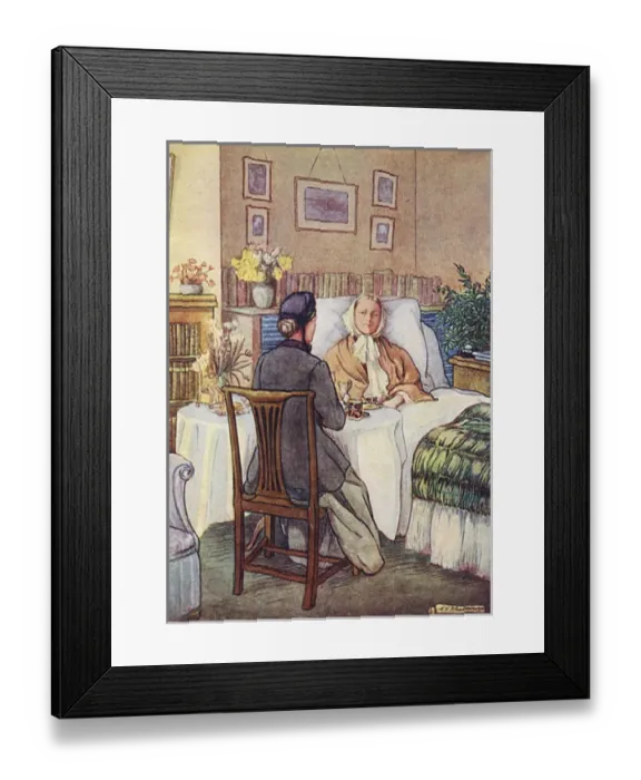 Framed Print : Nightingale & Visitors Framed Print : Nightingale & Visitors