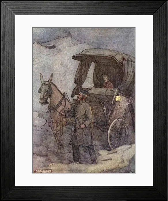 Framed Print : Nightingale & Carriage Framed Print : Nightingale & Carriage