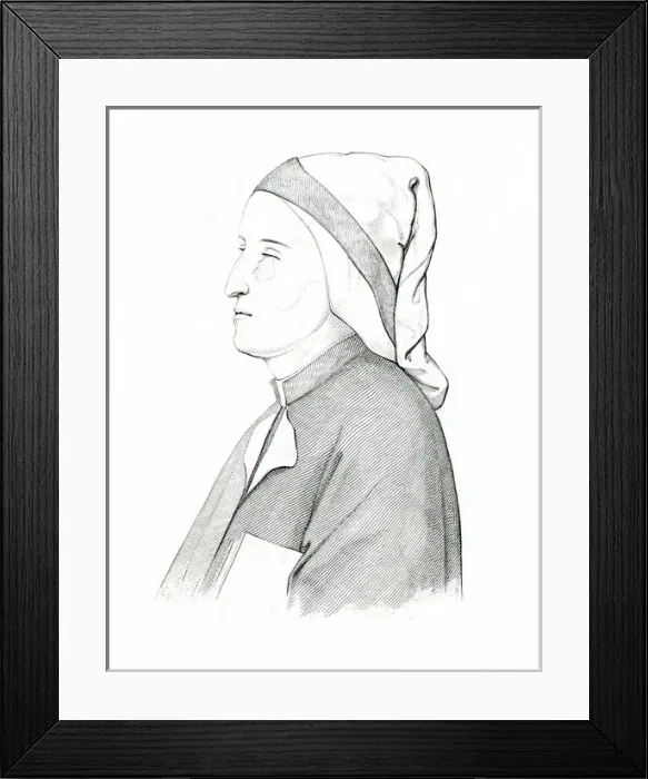 Framed Print : Dante (Giotto) Framed Print : Dante (Giotto)