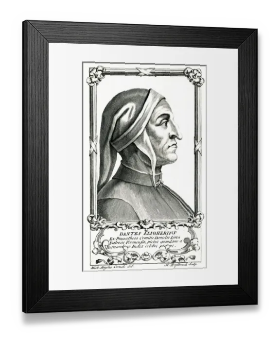 Framed Print : Dante (Heylbrouck) Framed Print : Dante (Heylbrouck)