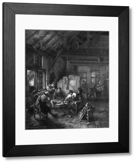 Framed Print : At an Inn / 17th Holland Framed Print : At an Inn / 17th Holland