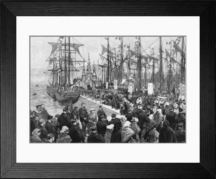 Framed Print : Blessing Fishing Boats Framed Print : Blessing Fishing Boats