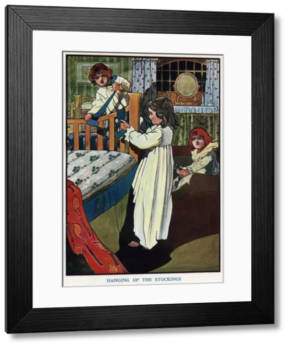 Framed Print : Hanging stockings by Charles Robinson Framed Print : Hanging stockings by Charles Robinson