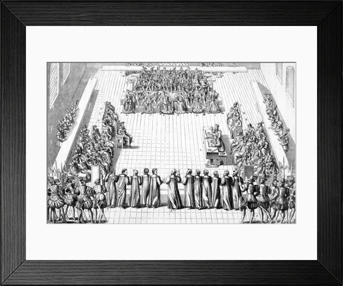 Framed Print : Colloque De Poissy Framed Print : Colloque De Poissy