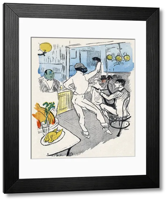 Framed Print : Chocolat / Lautrec / Rire 96 Framed Print : Chocolat / Lautrec / Rire 96