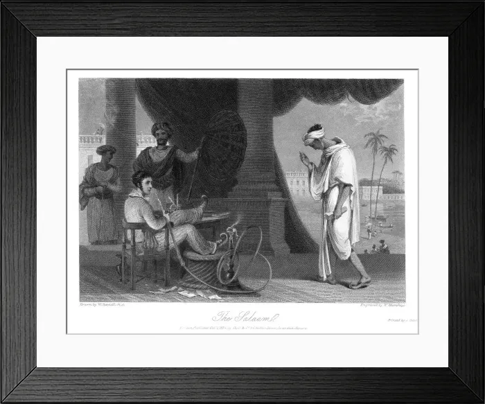Framed Print : British Official, India Framed Print : British Official, India
