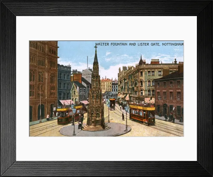Framed Print : Nottingham / Walter Fount Framed Print : Nottingham / Walter Fount
