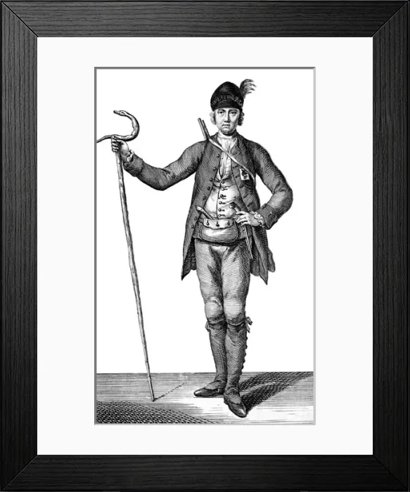 Framed Print : J. Boswell / London Mag Framed Print : J. Boswell / London Mag