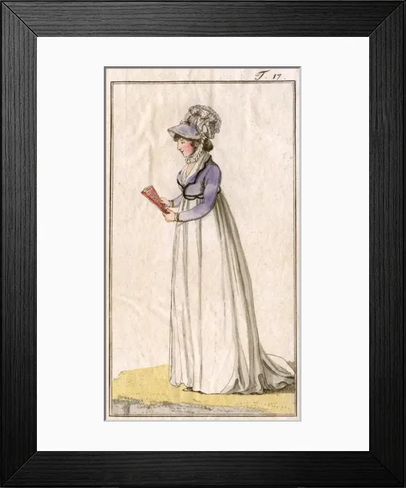 Framed Print : COSTUME / MUFF / 1799 Framed Print : COSTUME / MUFF / 1799