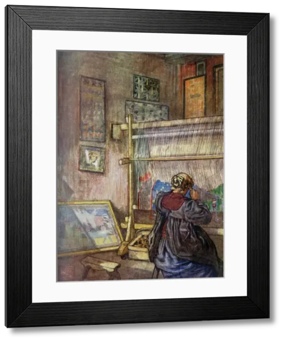 Framed Print : Tapestry Weaving Norway Framed Print : Tapestry Weaving Norway