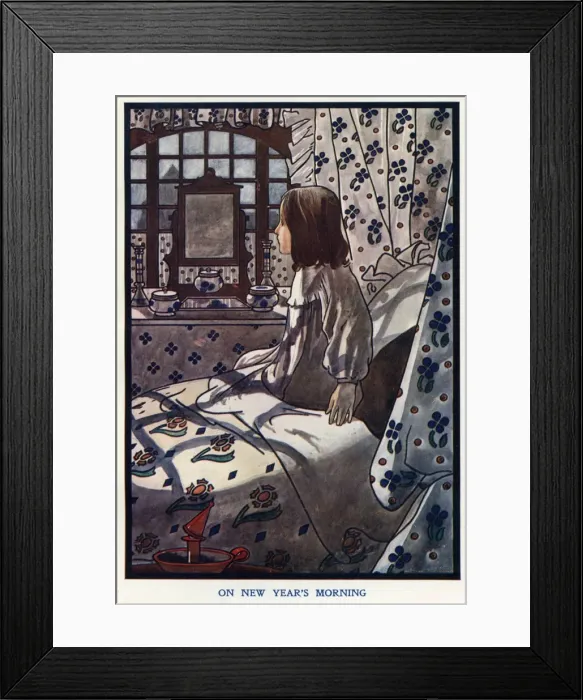 Framed Print : On New Years morning by Charles Robinson Framed Print : On New Years morning by Charles Robinson