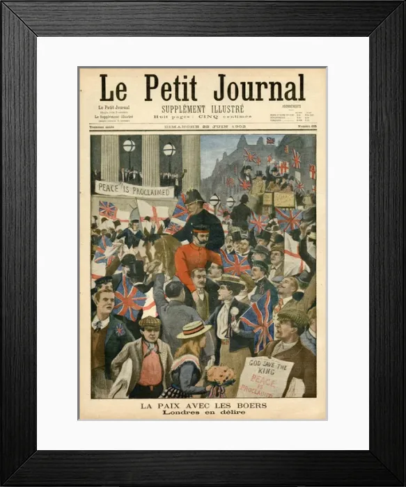 Framed Print : Boer / Peace in London Framed Print : Boer / Peace in London