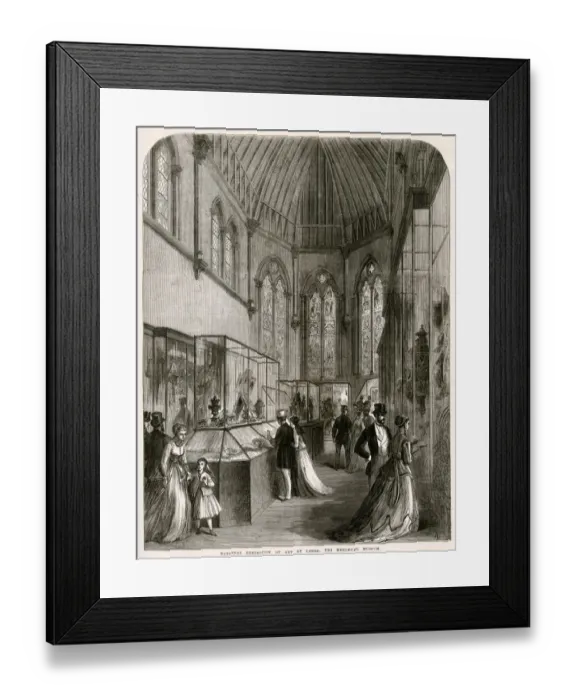 Framed Print : National Exhibition of art at Leeds, 1868 Framed Print : National Exhibition of art at Leeds, 1868