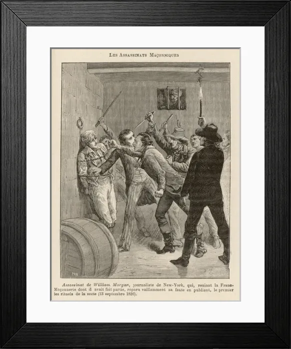 Framed Print : William Morgan Murdered Framed Print : William Morgan Murdered
