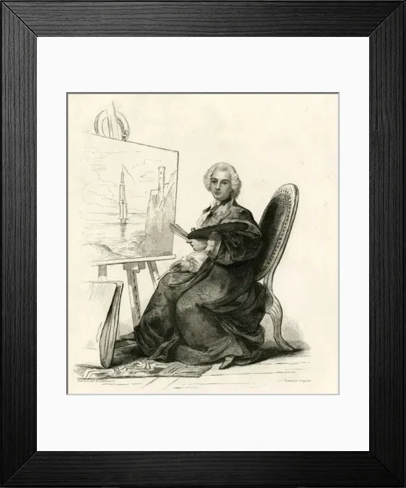 Framed Print : Joseph Vernet (Guillem. ) Framed Print : Joseph Vernet (Guillem. )