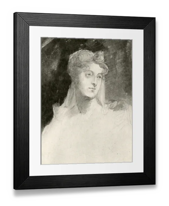 Framed Print : Augusta Leigh (Hayter) Framed Print : Augusta Leigh (Hayter)