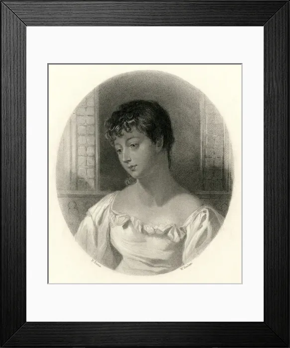 Framed Print : Mary Anne Chaworth (Bw) Framed Print : Mary Anne Chaworth (Bw)