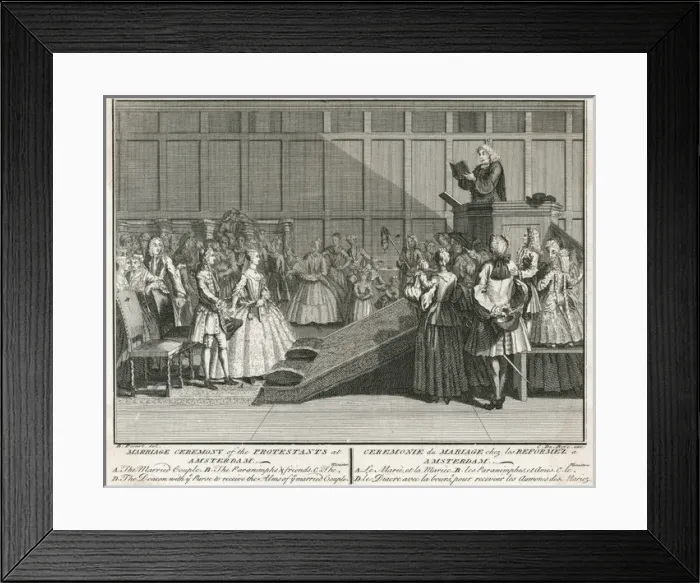 Framed Print : Marriage, Amsterdam - 2 Framed Print : Marriage, Amsterdam - 2