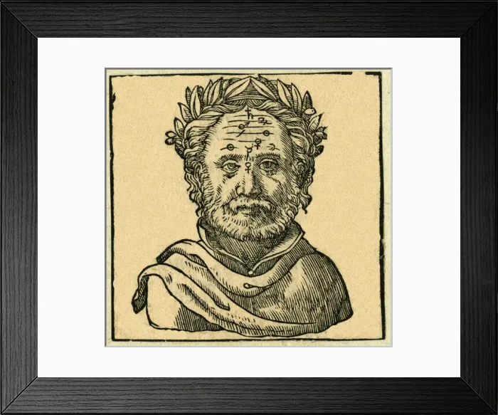 Framed Print : Cosmic Facial Lines Framed Print : Cosmic Facial Lines