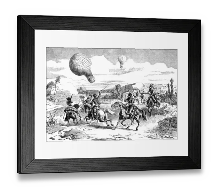 Framed Print : Siege of Paris -Balloons Framed Print : Siege of Paris -Balloons