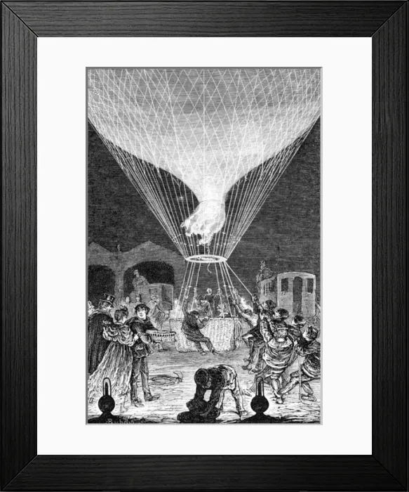 Framed Print : Siege of Paris- Balloons Framed Print : Siege of Paris- Balloons