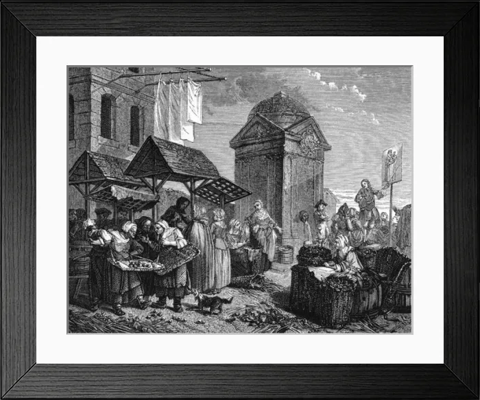 Framed Print : Market in Place Maubert Framed Print : Market in Place Maubert