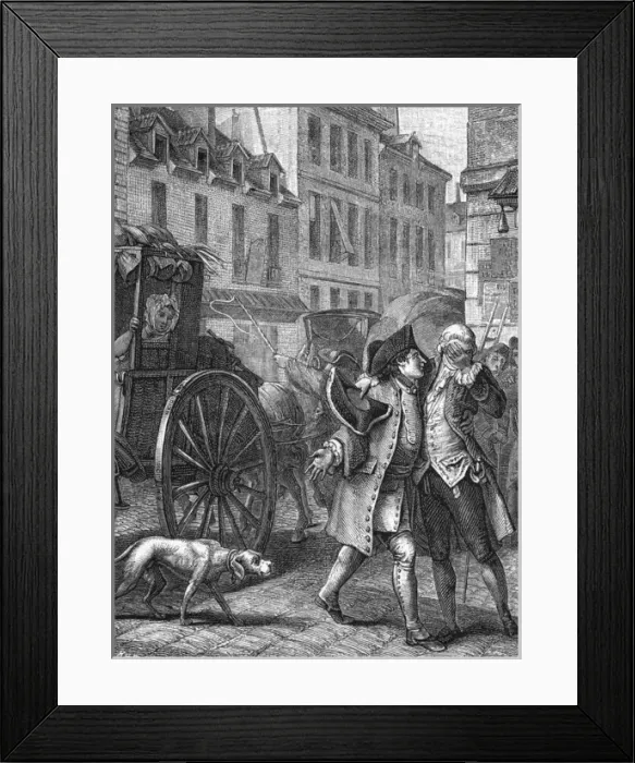 Framed Print : Paris Street after Morea Framed Print : Paris Street after Morea