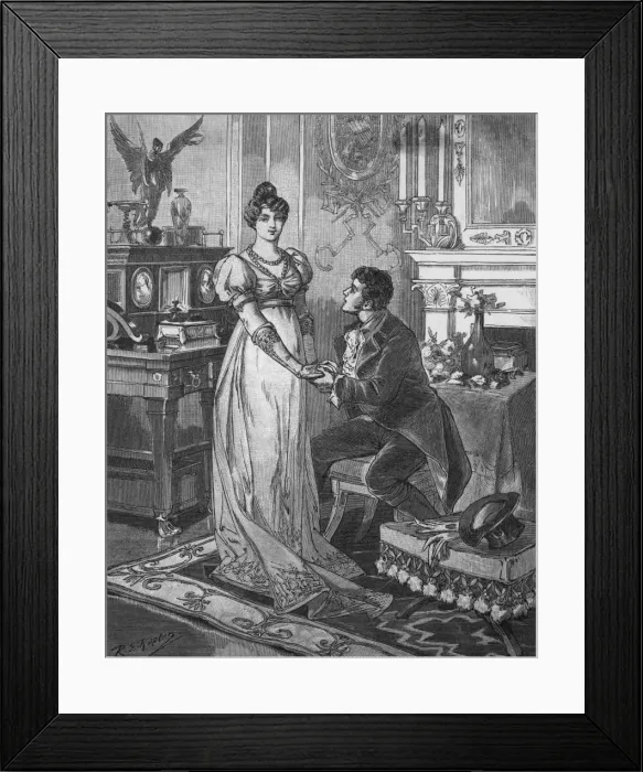 Framed Print : A Romantic Proposal Framed Print : A Romantic Proposal