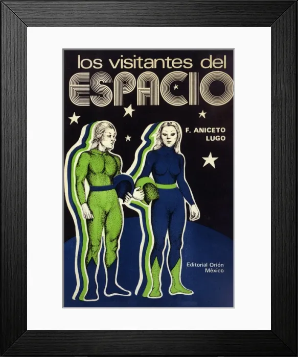 Framed Print : Ufos / Books / Mexico Framed Print : Ufos / Books / Mexico