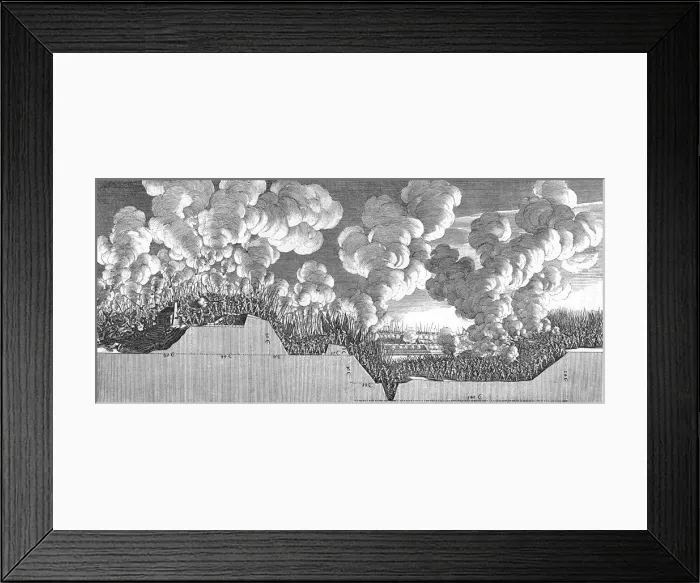 Framed Print : Siege of Copenhagen 1657 Framed Print : Siege of Copenhagen 1657