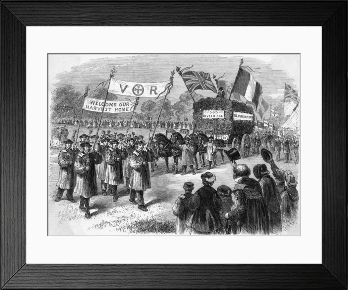 Framed Print : Harvest Home, England Framed Print : Harvest Home, England
