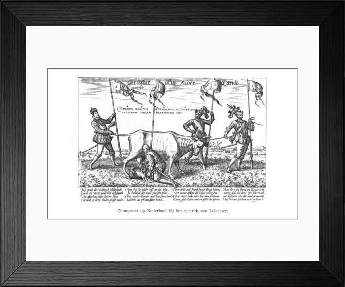 Framed Print : Leicester Recalled 1586 Framed Print : Leicester Recalled 1586