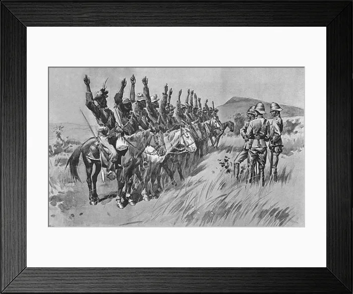 Framed Print : Boer War / Zulu Volunteers Framed Print : Boer War / Zulu Volunteers