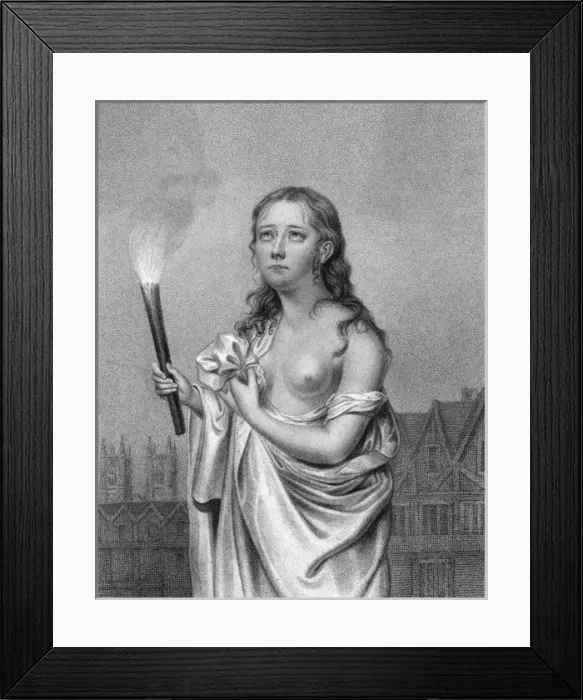 Framed Print : Jane Shore Repents