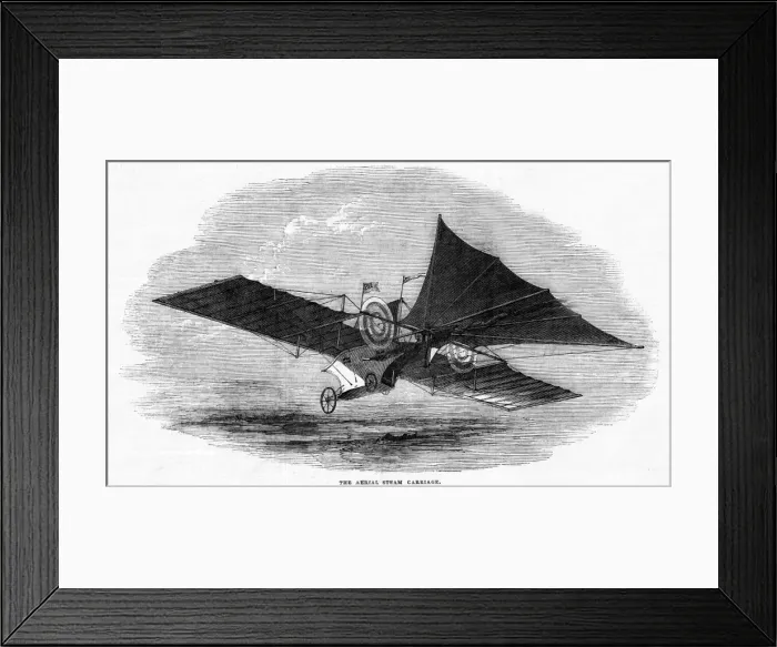 Framed Print : Hensons Aerial Carriage Framed Print : Hensons Aerial Carriage