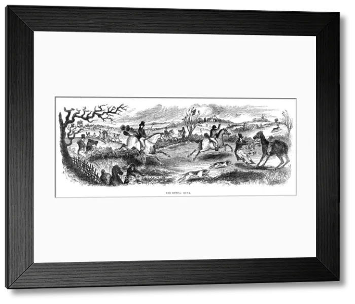 Framed Print : Hunting / Deer / Epping Fst Framed Print : Hunting / Deer / Epping Fst