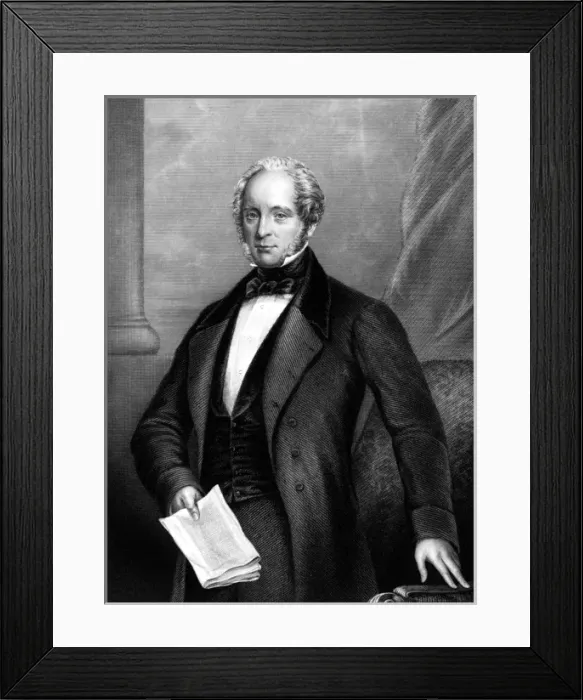 Framed Print : Palmerston / Pound Eng Framed Print : Palmerston / Pound Eng