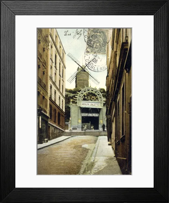Framed Print : Paris / Moulin Galette Framed Print : Paris / Moulin Galette