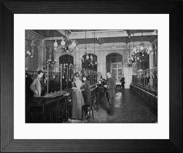 Framed Print : Phone Exchange / Berlin Framed Print : Phone Exchange / Berlin