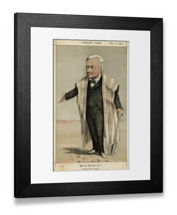 Framed Print : De Lesseps Vanity Fair Framed Print : De Lesseps Vanity Fair