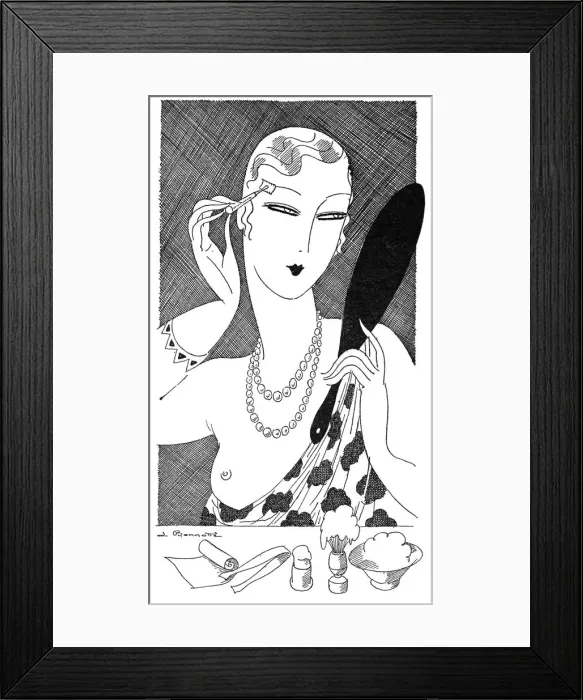 Framed Print : Eyecare / Eyebrows 1928 Framed Print : Eyecare / Eyebrows 1928