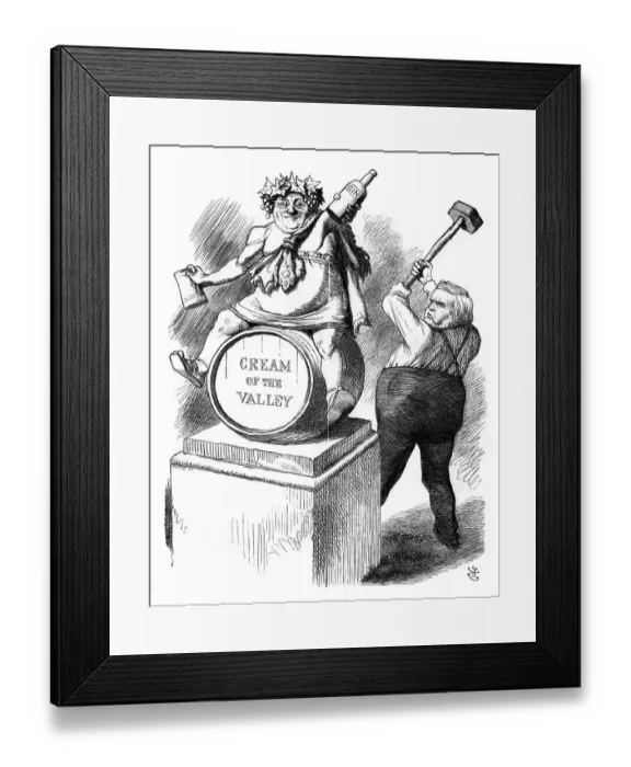 Framed Print : Temperance / J Bright / 1870 Framed Print : Temperance / J Bright / 1870