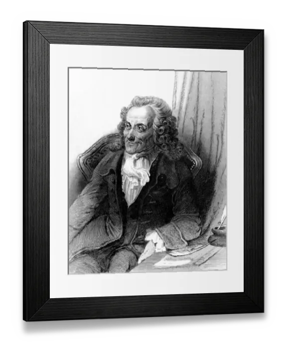 Framed Print : Voltaire Bosselman Framed Print : Voltaire Bosselman