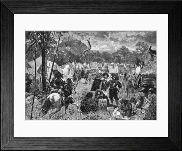 Framed Print : Wallensteins Camp Framed Print : Wallensteins Camp