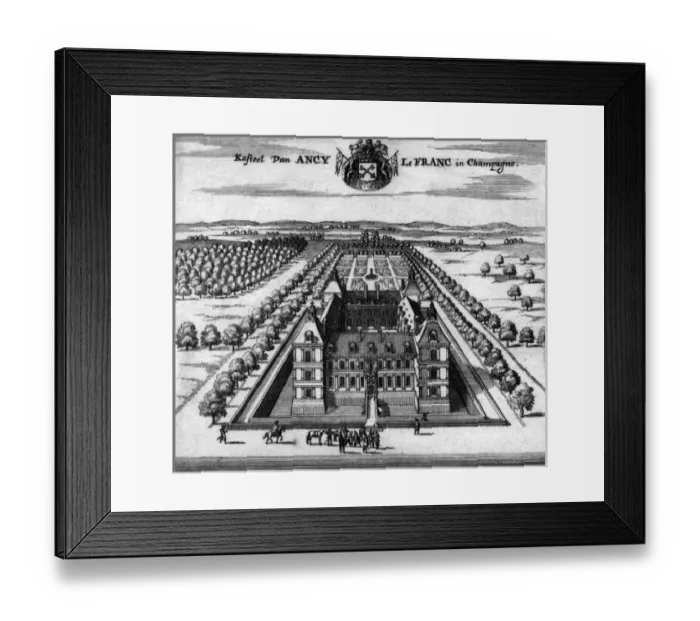 Framed Print : Ancy-Le-Franc, Chateau Framed Print : Ancy-Le-Franc, Chateau