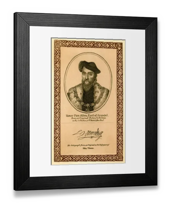 Framed Print : Henry 12th Earl Arundel Framed Print : Henry 12th Earl Arundel