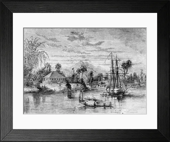 Framed Print : Sarawak / Brooke Home Framed Print : Sarawak / Brooke Home