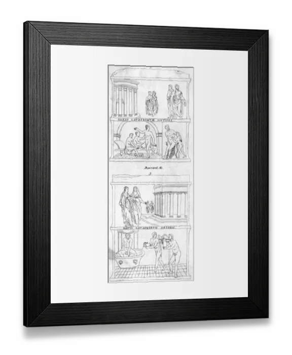 Framed Print : Clean Living Romans Framed Print : Clean Living Romans