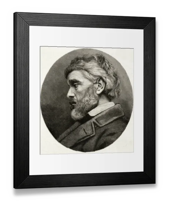 Framed Print : Carlyle Profile Old Age Framed Print : Carlyle Profile Old Age