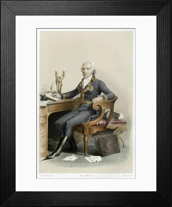 Framed Print : Hugues Bernard Maret Framed Print : Hugues Bernard Maret